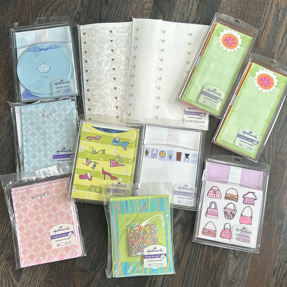 Hallmark Customizable/Printable Invitations Stationary Assorted -Baby, Wedding